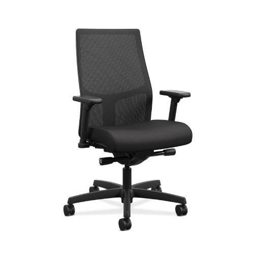 HON Ignition Mid-Back Task Chair | Ilira Back | Black Fabric HONI2M2AMNC10TK
