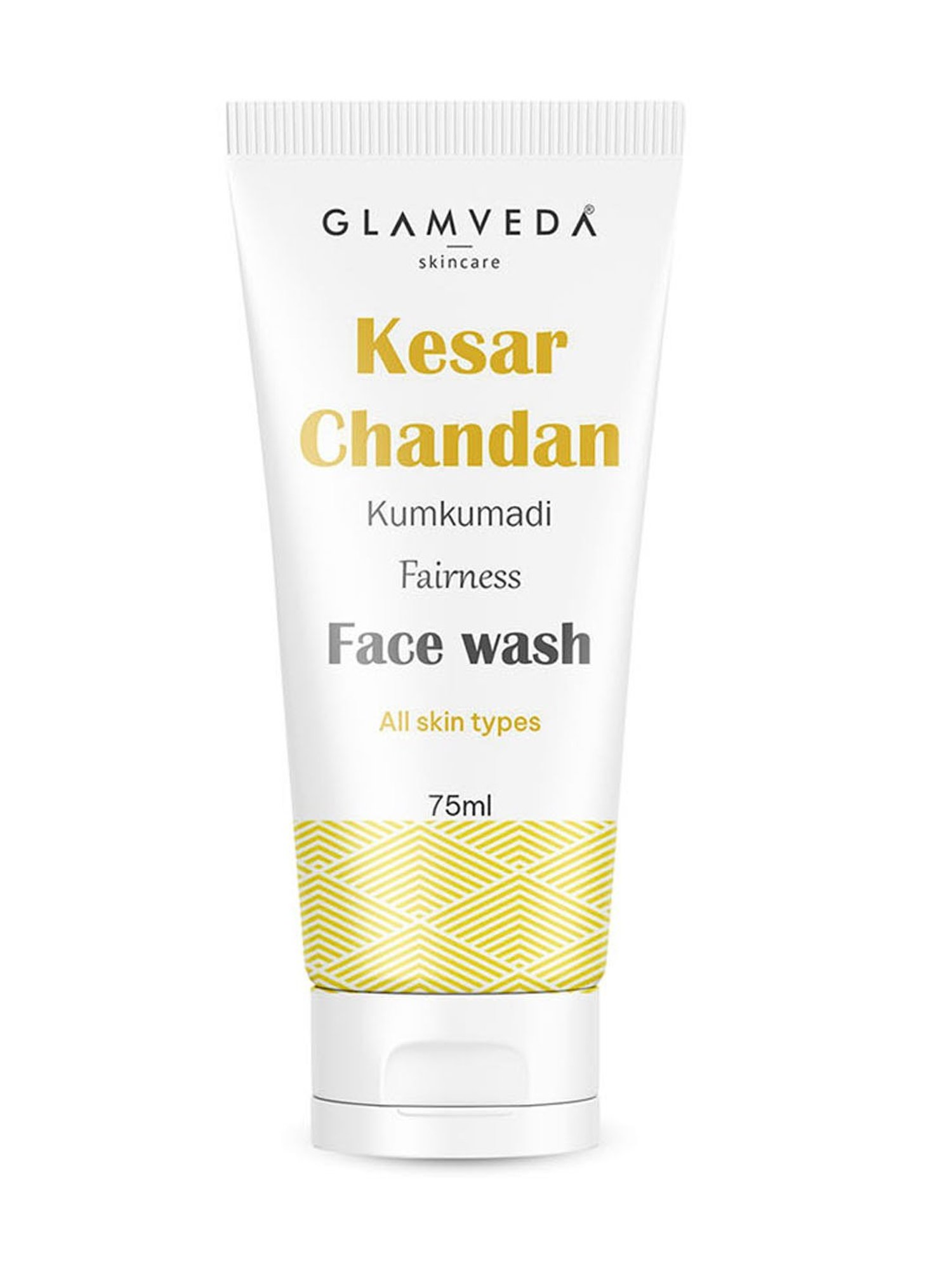 Glamveda Kesar Chandan Kumkumadi Fairness Face wash - 75 ml