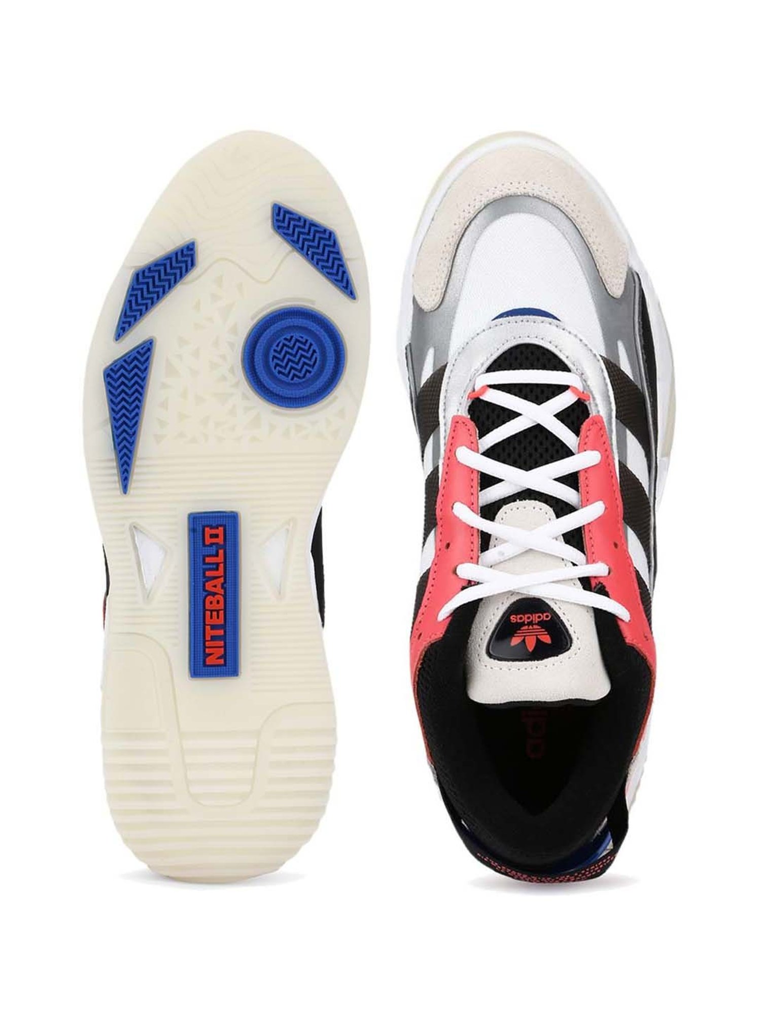 Adidas Originals Men's NITEBALL II Multicoloured Casual Sneakers