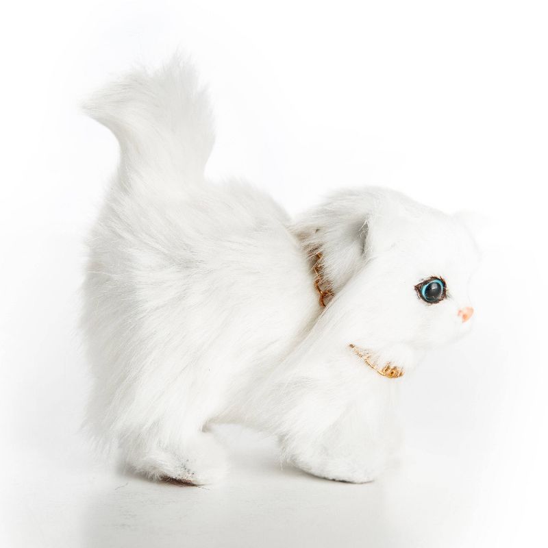 The Queen's Treasures 18" Doll Pet Accessory - White Blue Eyed Cat