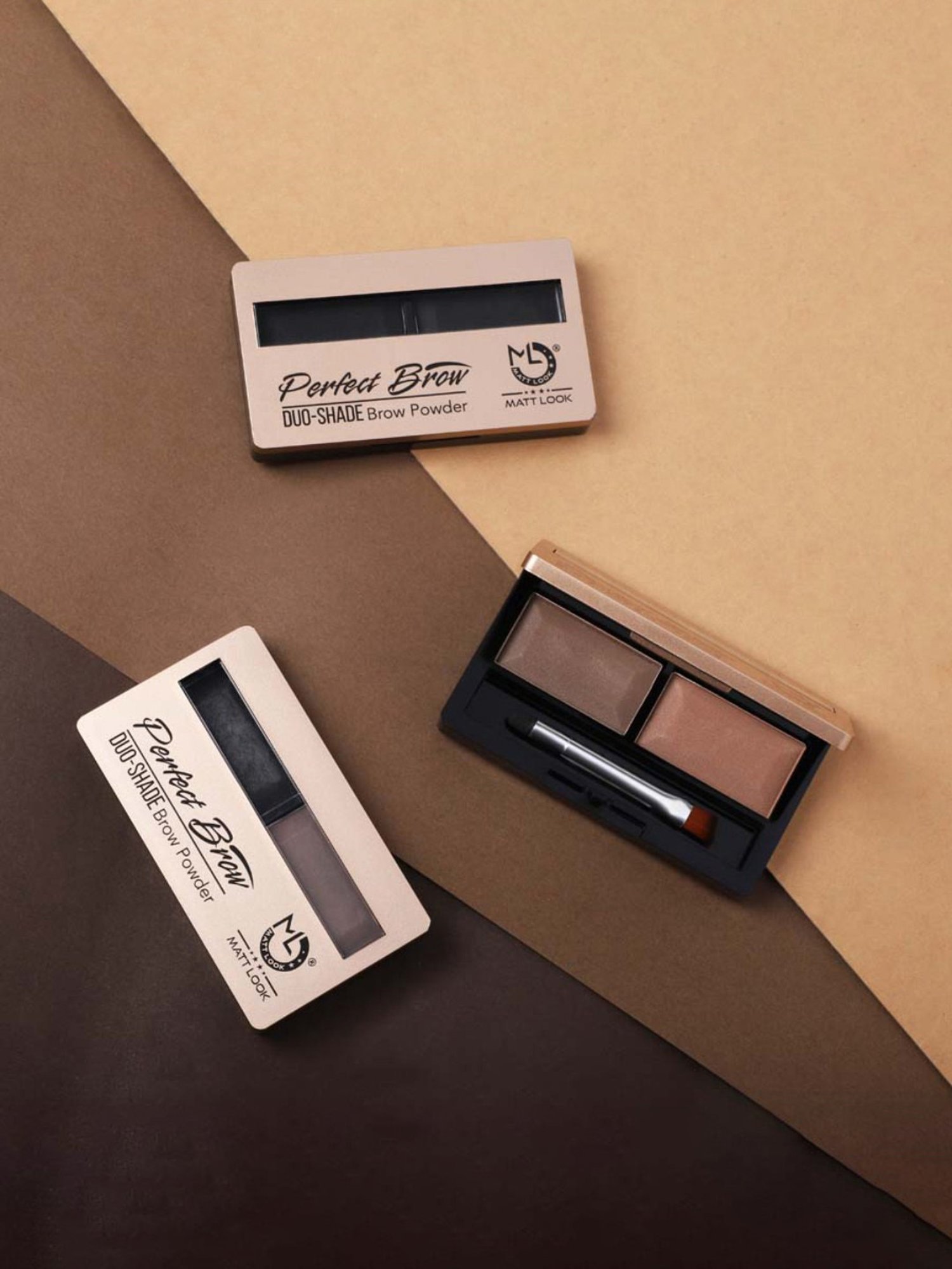 Matt Look Perfect Brow Duo-Shade Brow Powder 02 - 8 gm