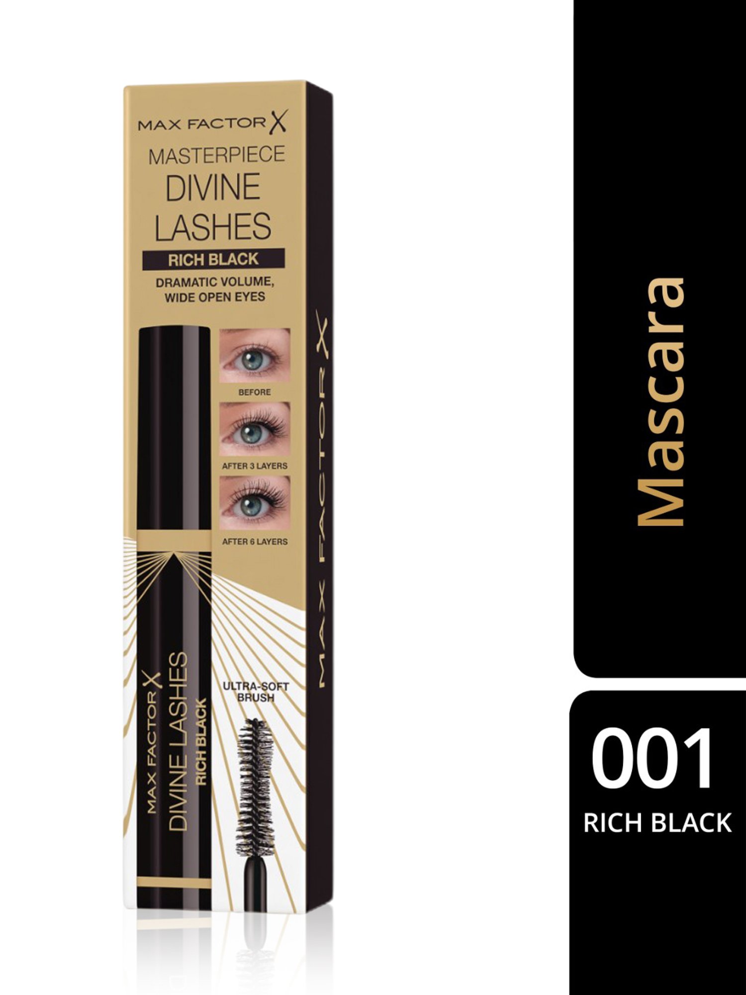 Max Factor Divine Lashes Mascara 001 Rich Black - 8 ml