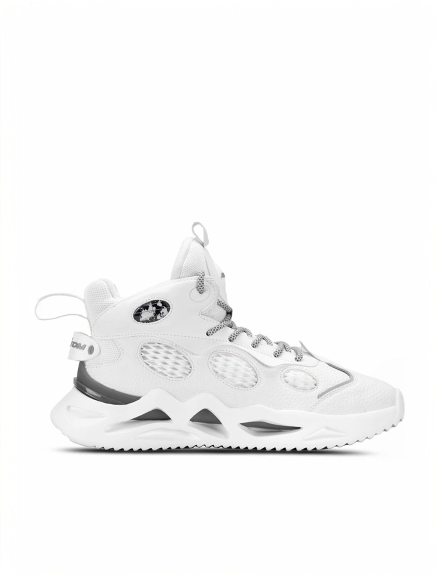 Atom Men's NightWalker White Running Shoes