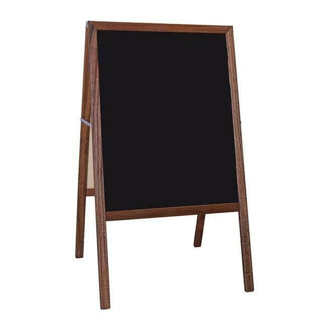 Flipside FLP31221 2 Side Chalkboard Marquee Easel Black