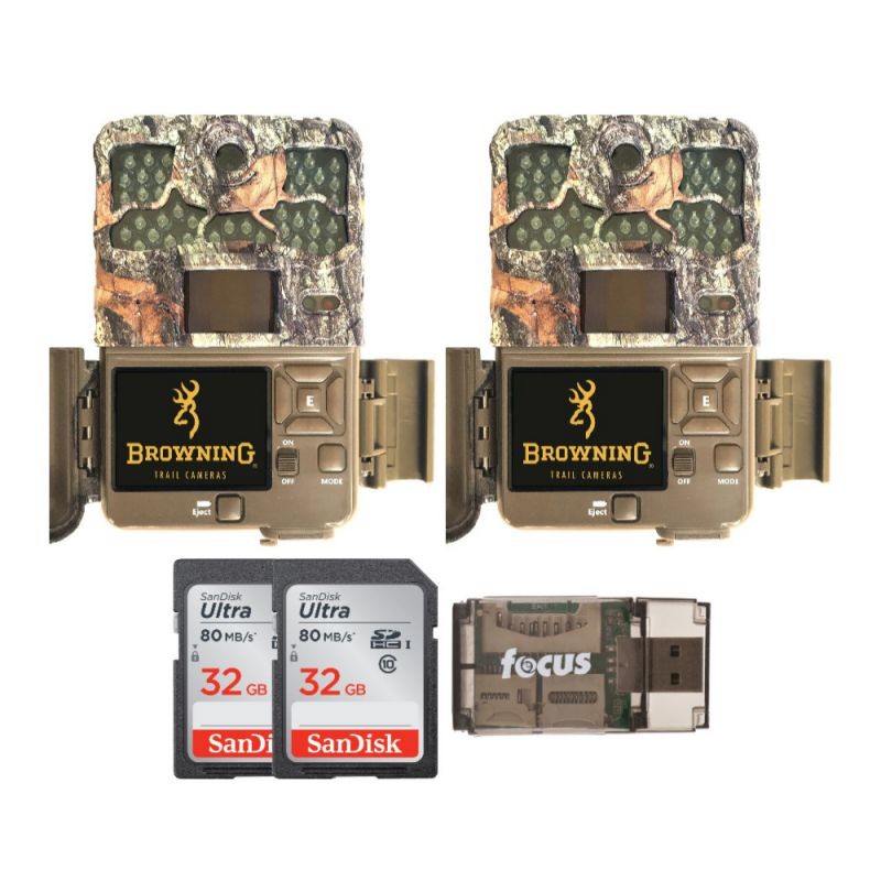 Browning Trail Cameras 20MP Recon Force Edge Trail Camera (2-Pack) Bundle