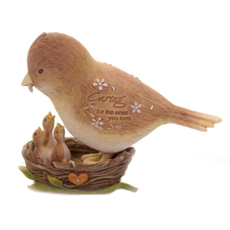 Foundations 4.0" Caring Bird Ones You Love  -  Decorative Figurines