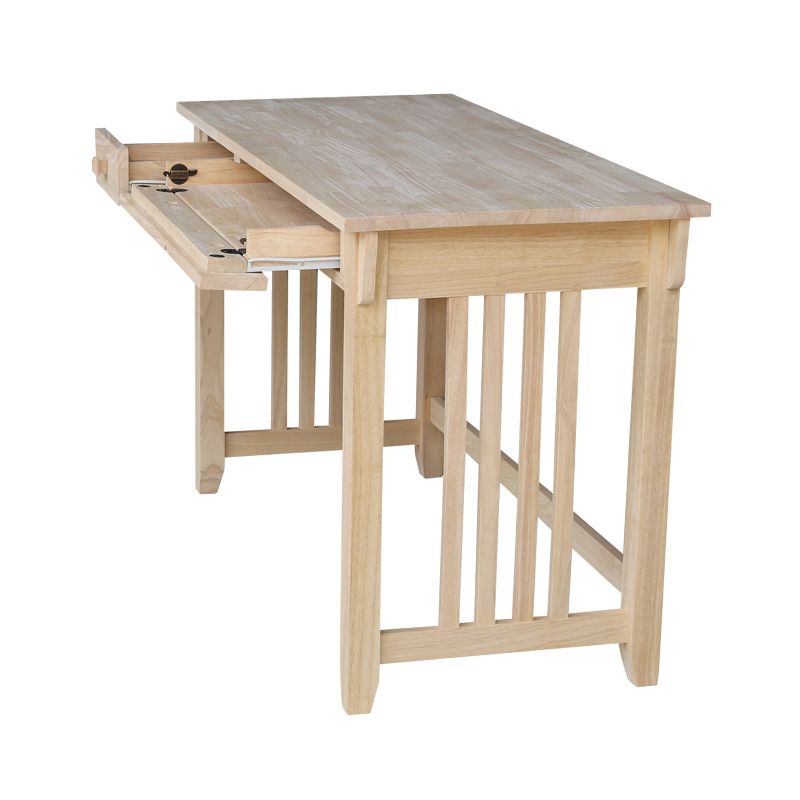 Mission Computer Desk - Unfinished - International Concepts