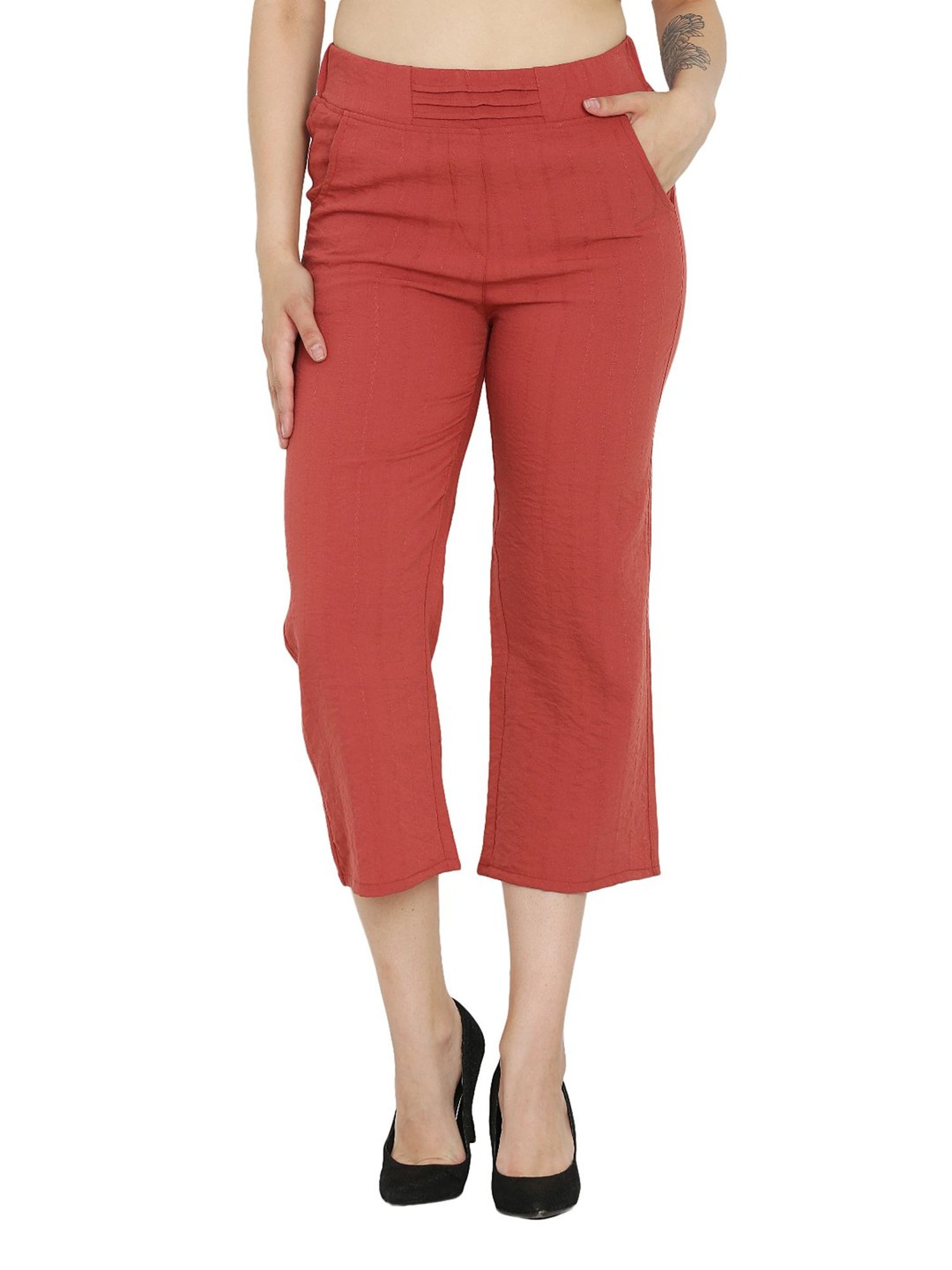 Westwood Rust Textured Trousers