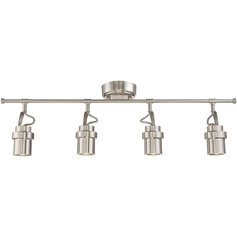 Pro Track&reg; Gladstone 4-Light Nickel LED Track Fixture