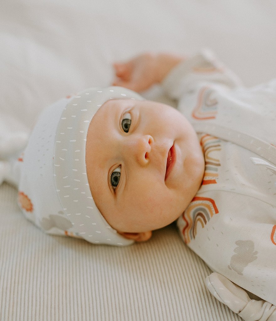 Burt's Bees Baby Newborn-9 Months Long-Sleeve Turkey Trot Footed Coverall