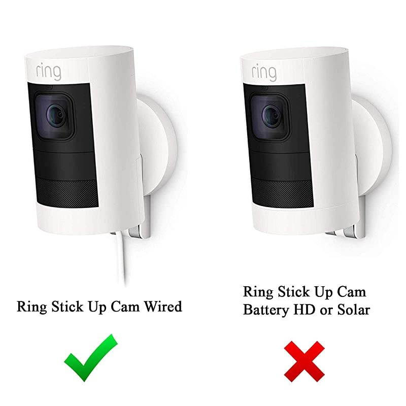 Silicone Skin Case Cover Sun Glare UV amp Weather Protection Skins Compatible for Ring Stick Up Camera Wired 2nd Generation Light Gray 1 Pack