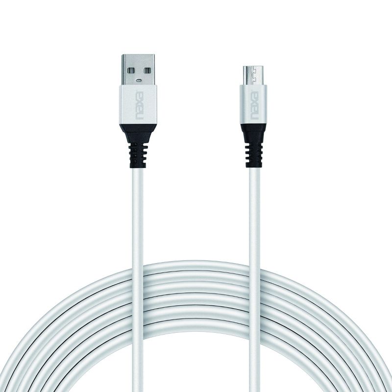 Naxa 6 Foot Fast Charge and Sync Round Miro USB Cable
