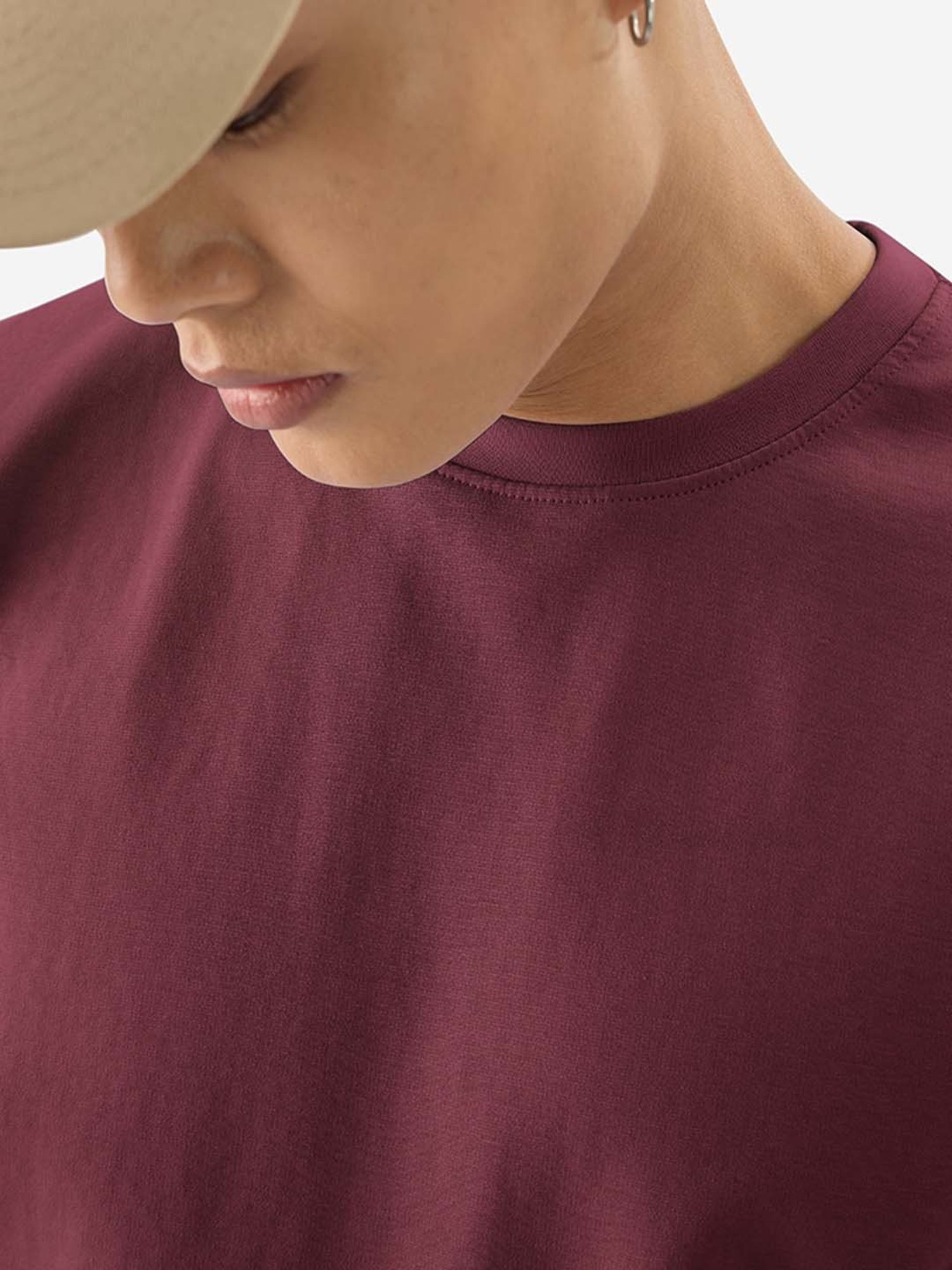 Levi's Pink Cotton Slim Fit Texture Henley T-Shirt