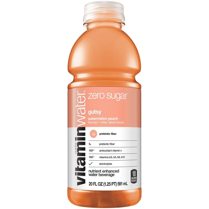 vitaminwater zero Watermelon Peach - 20 fl oz Bottle