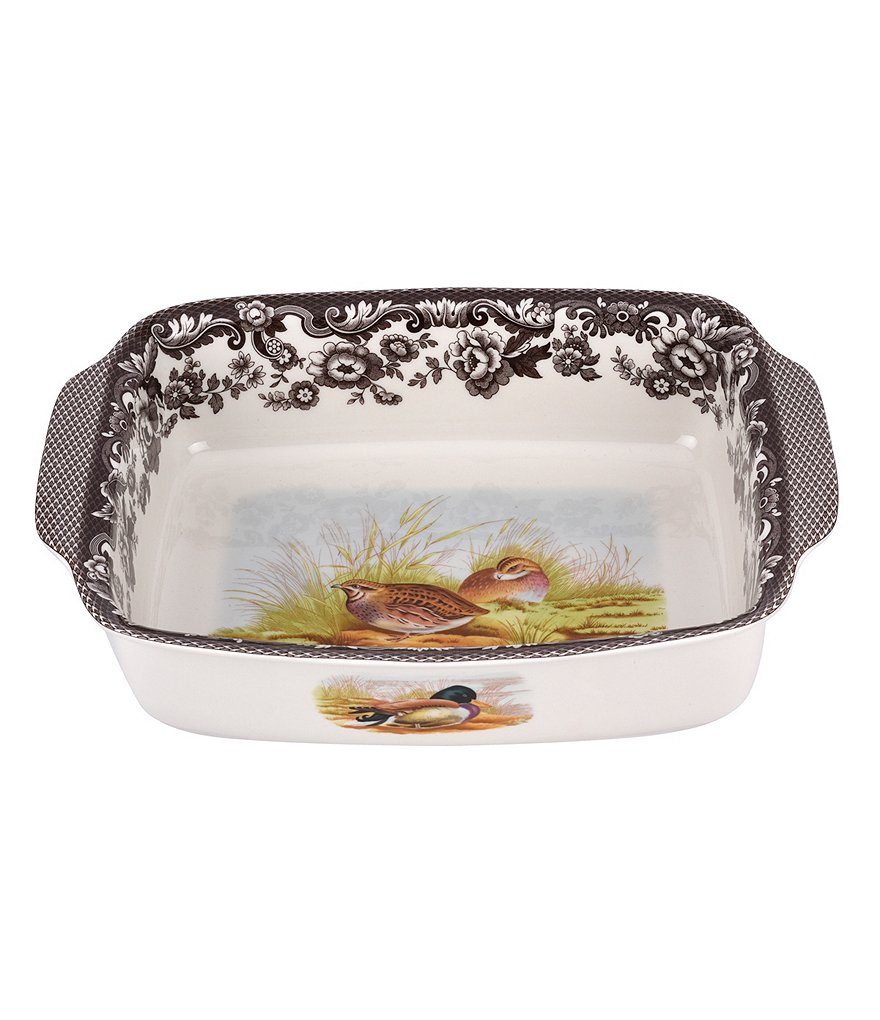Spode Festive Fall Collection Woodland Handled Baking Dish