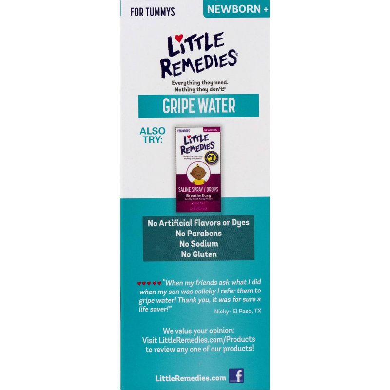 Little Remedies Gripe Water for Gas Colic or Hiccups - 4 fl oz
