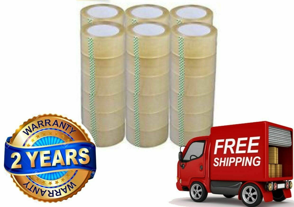 New PRO American Terminal 36 Rolls Box Carton Sealing Packing Packaging Tape 2"