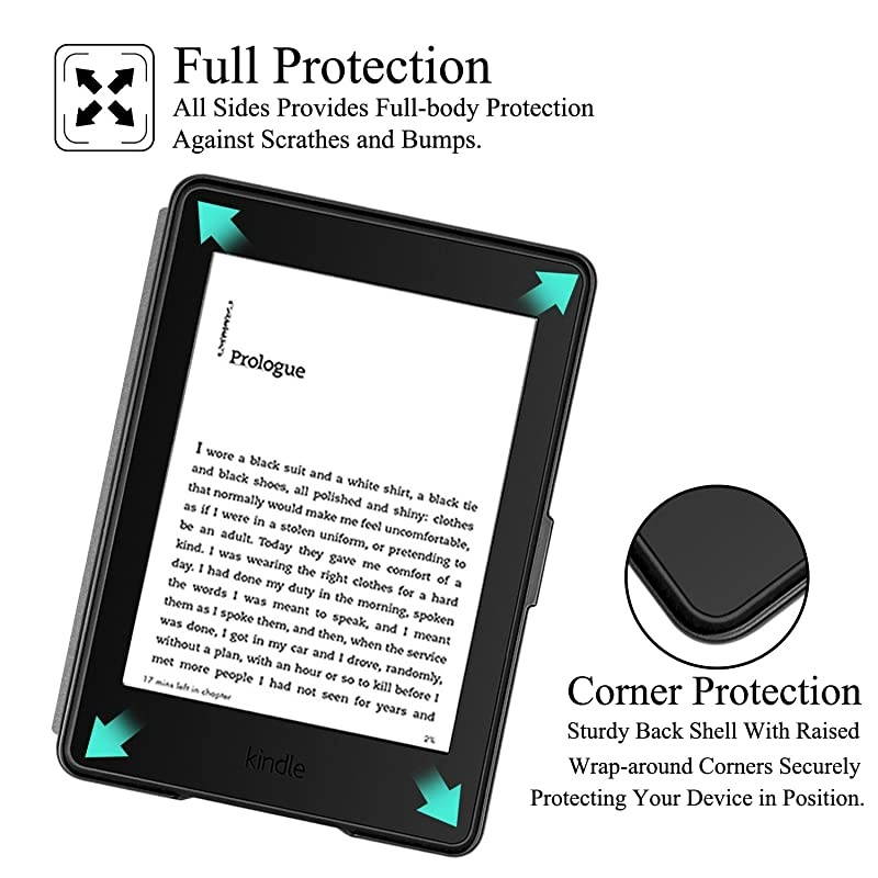 Kindle Paperwhite Case The Thinnest and Lightest PU Leather Case With Auto WakeSleep Feature Smart Cover For  Kindle Paperwhite Fits All 2012 2013 2015 and 2016 VersionsButterfly