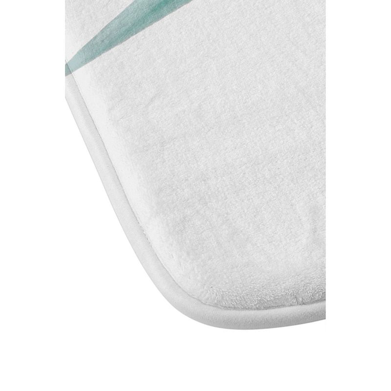 2pc Solid Memory Foam Shag Bath Mat Set Blue - Yorkshire Home