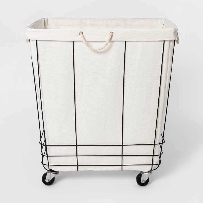 Industrial Rolling Laundry Basket - Threshold™