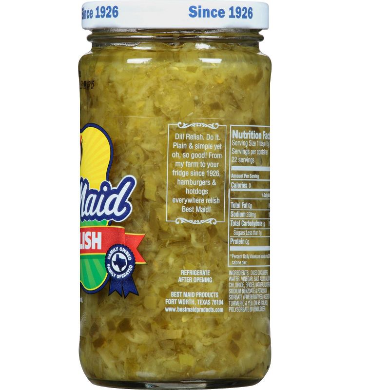 Best Maid Dill Relish - 12 fl oz