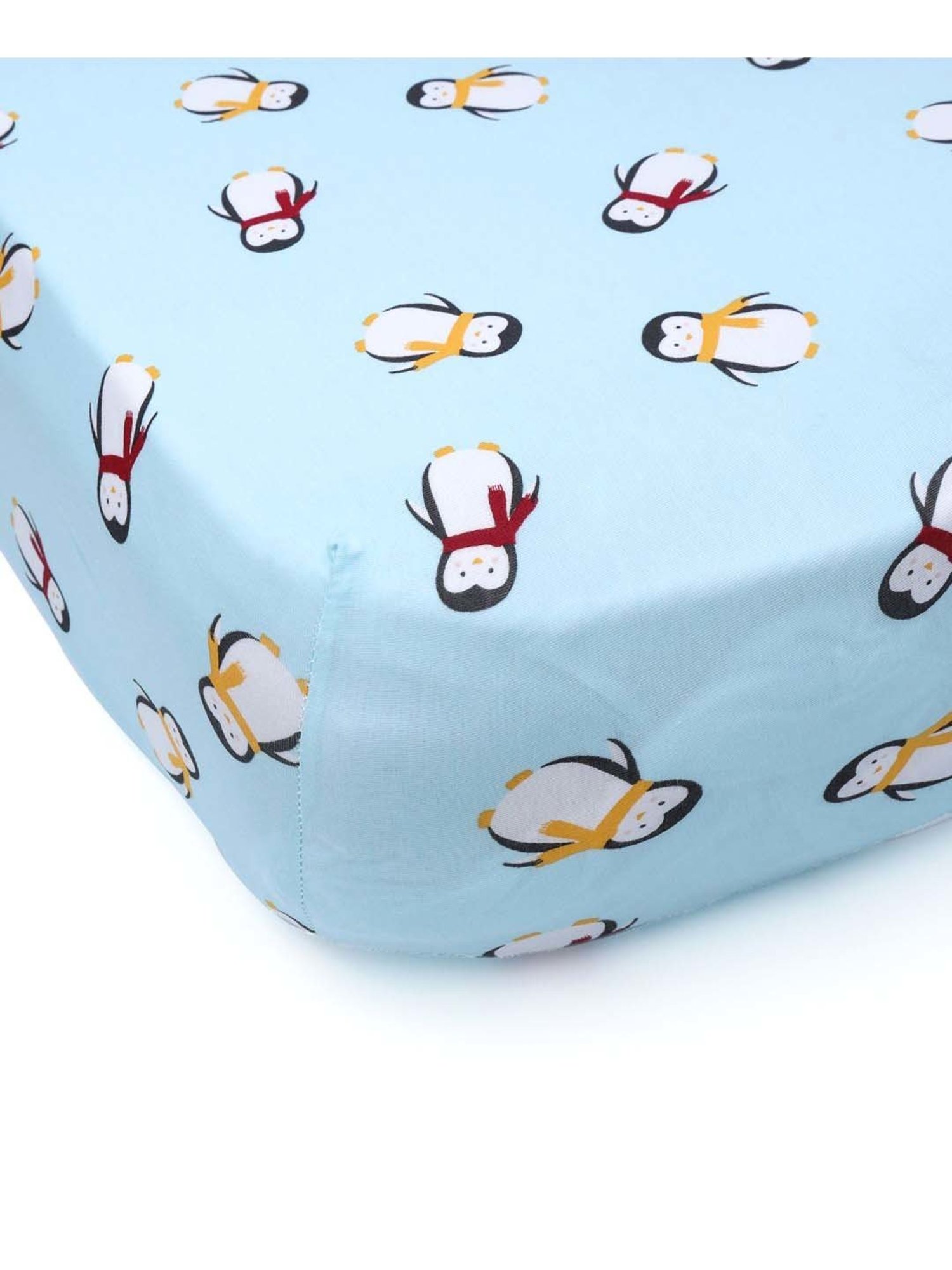 MiArcus Fundays Multicolor Cotton 30 TC Single Cot Sheet - Set of 2