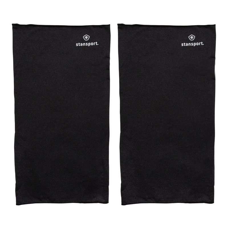 Stansport Microfiber Neck Gaiter  - Dark Grey - 2 Pack