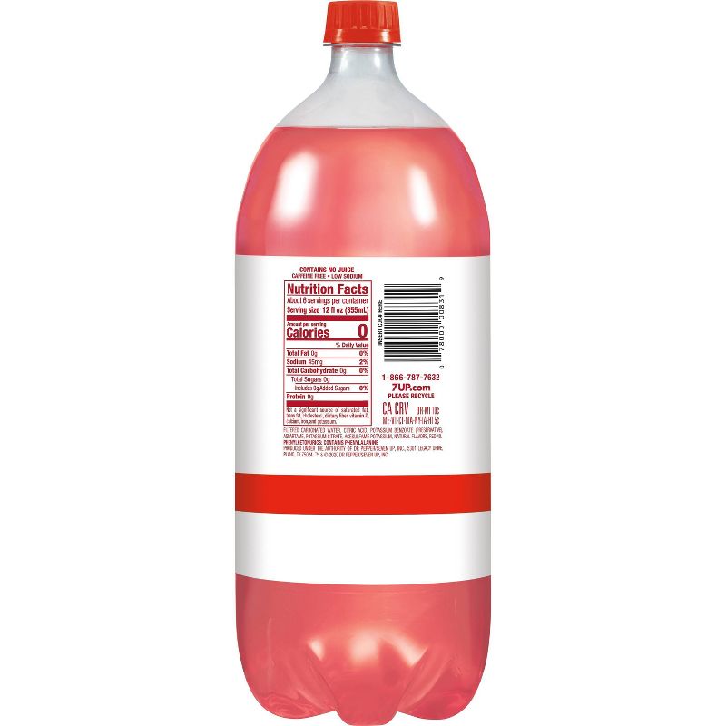Diet 7UP Cherry Soda - 2 L Bottle