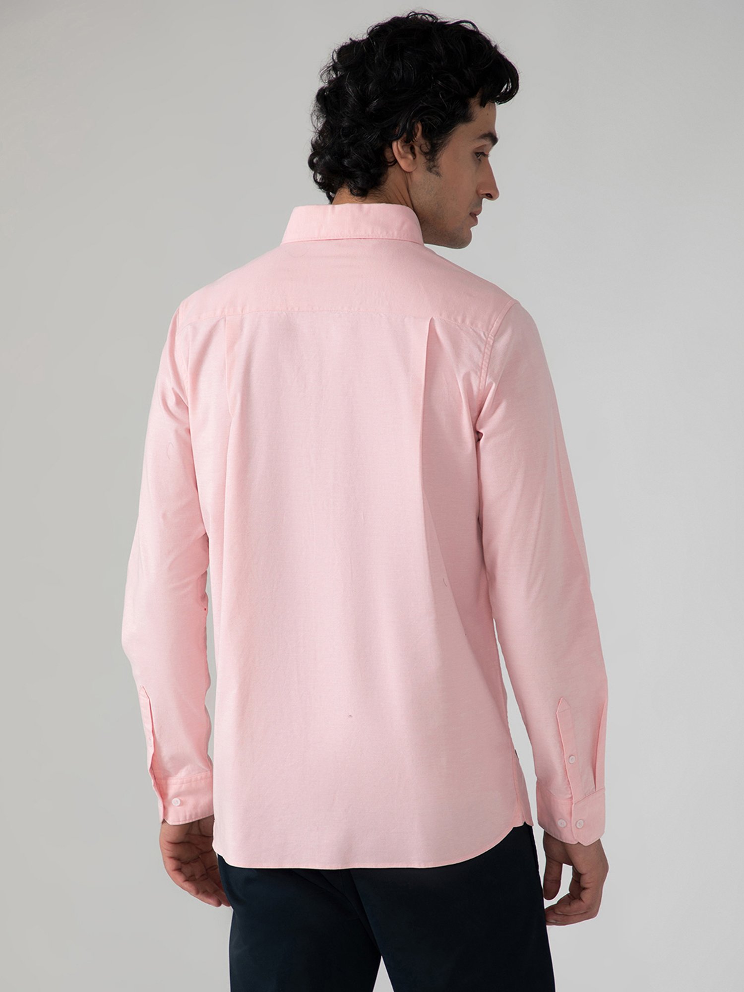 SUBTRACT Pink Slim Fit Shirt