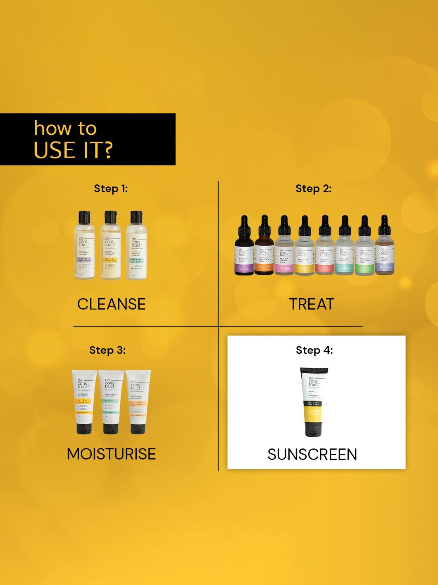 Deconstruct Lightweight Gel SPF 55+ Sunscreen - 50 gm