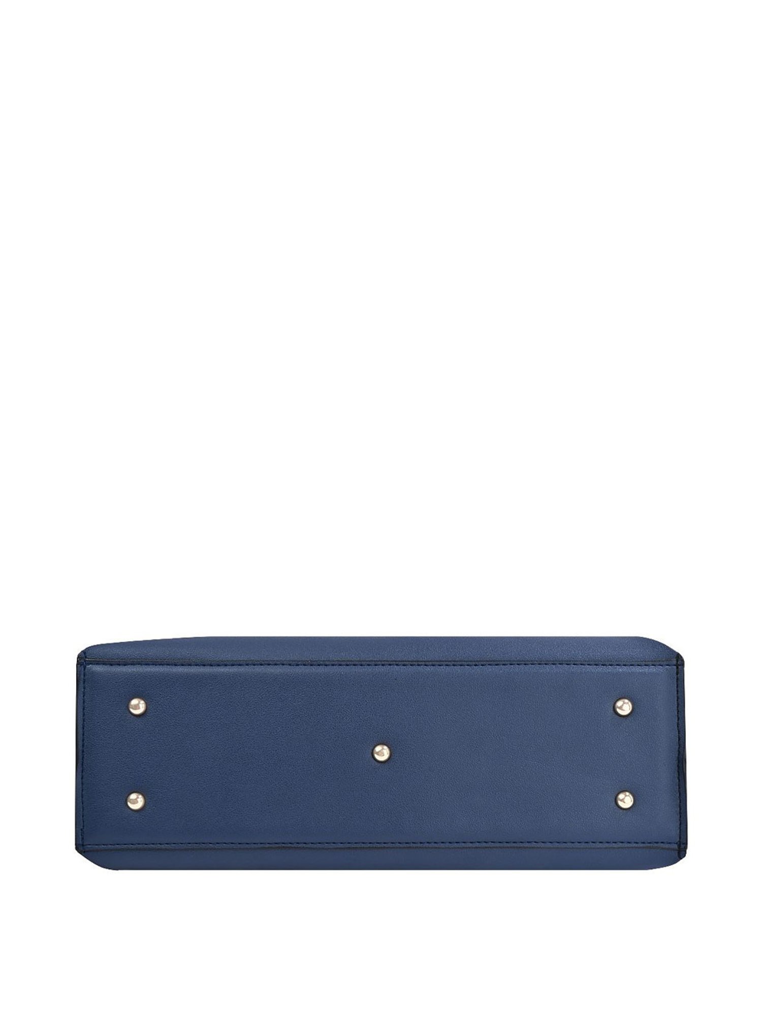Horra Blue Solid Tote Handbag