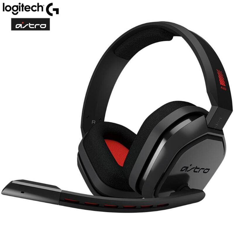 Logitech ASTRO A10 Wired Headset Over-Ear Gaming Headphones Noise Cancellation For PlayStation 4,PS4,Xbox One, PC, Mac,Switch