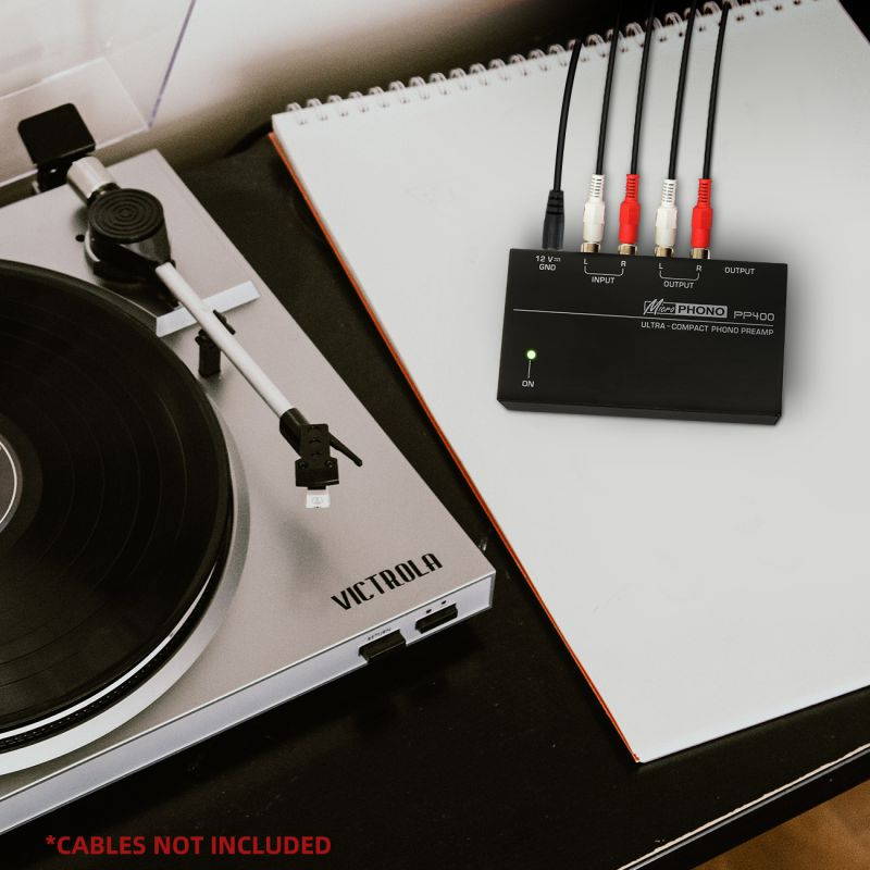 Depusheng PP400 Ultra-compact Phono Preamp Preamplifier with RCA 1/4" TRS Interfaces