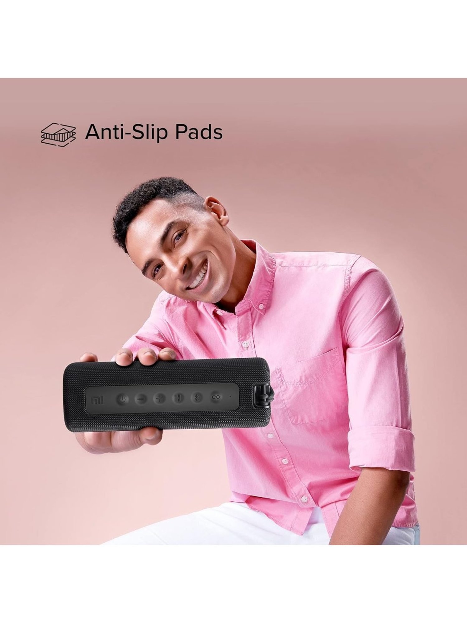 Xiaomi Portable Wireless Bluetooth 16W Hi-Quality Speaker with Upto 13hrs Playback (Black)