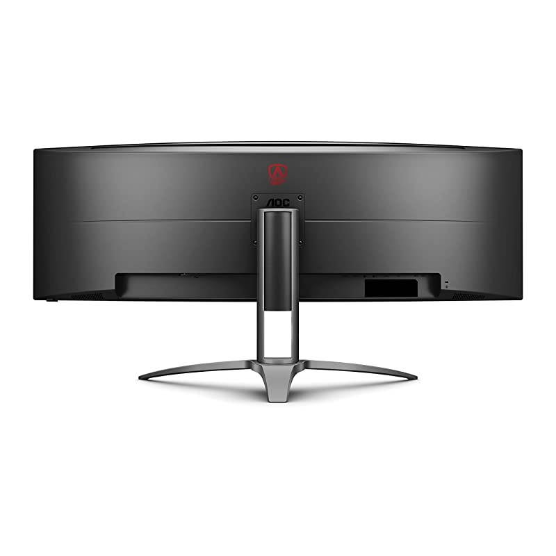 AGON Curved Gaming Monitor 49" (AG493UCX), Dual QHD 5120x1440 @ 120Hz, VA Panel, 1ms 120Hz Adaptive-Sync, 121% sRGB, Height Adjustable, 4-Yr Zero Dead Pixels Manufacturer Guarantee