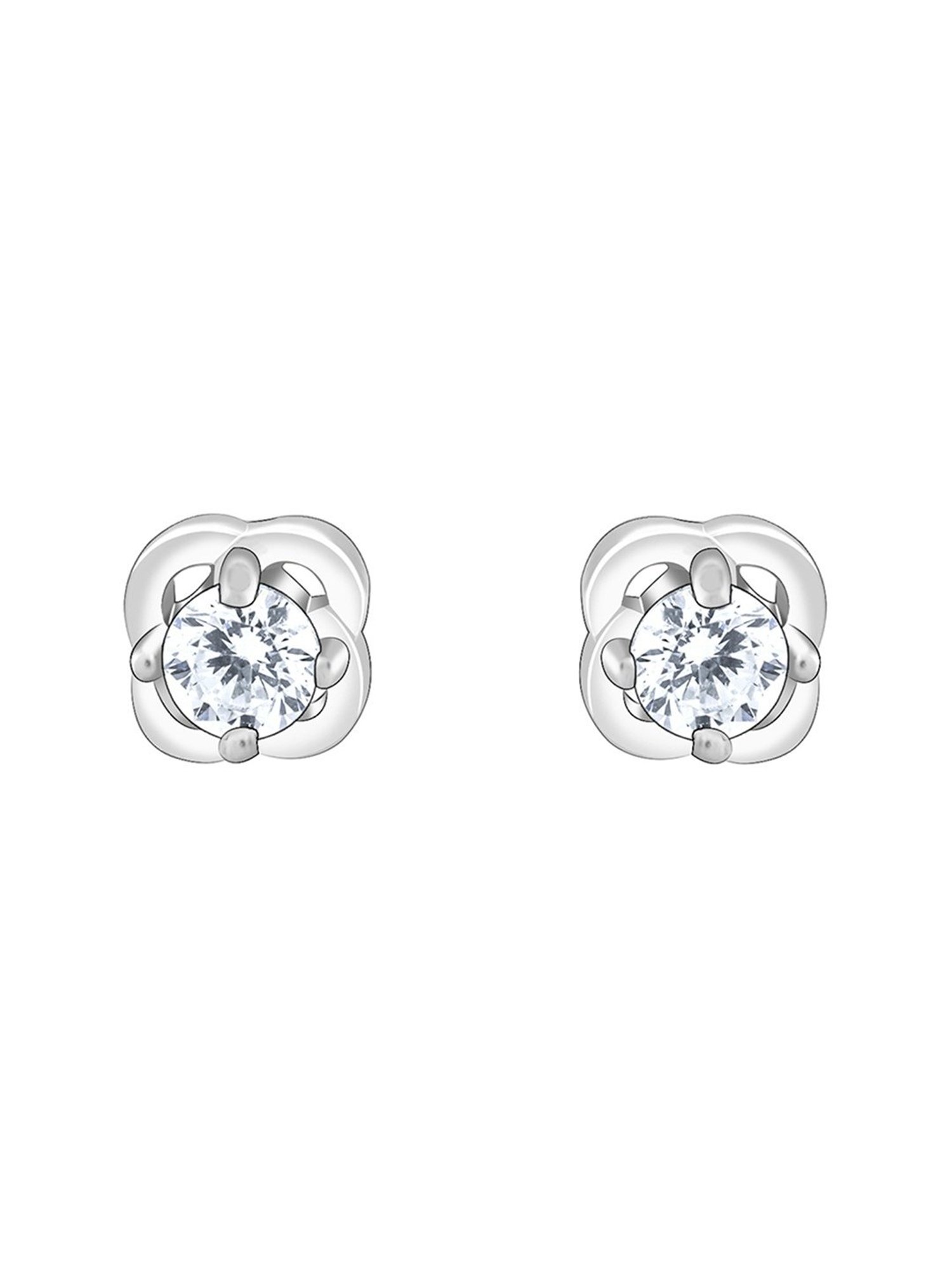 GIVA 92.5 Sterling Silver Bloomfire Stud Earrings for Women