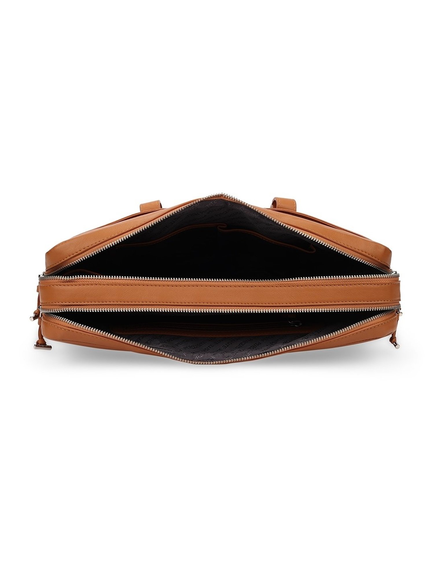 PERQUISITE STEVE Brown Leather Medium Messenger Bag