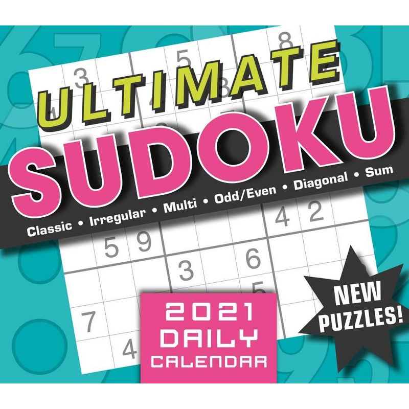 2021 Ultimate Sudoku Boxed Daily Calendar [Calendar] Conceptis Puzzles