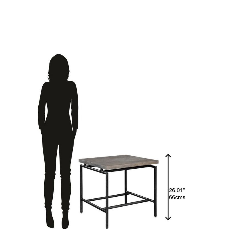 Hekman 24504 Hekman End Table 2-4504 Grey Sedona