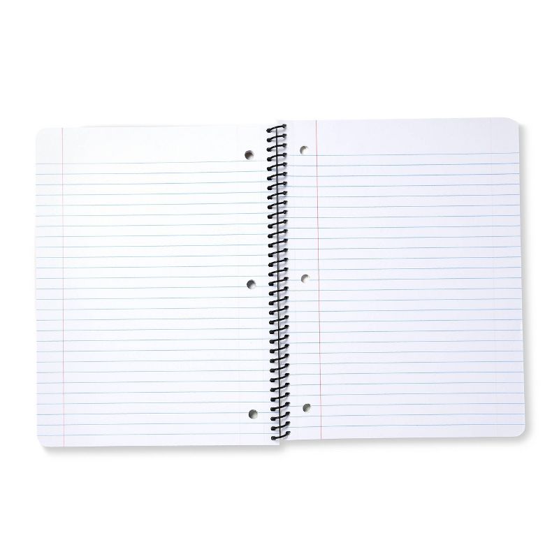 Spiral Notebook 1 Subject Wide Ruled Pansies - Gartner Studios