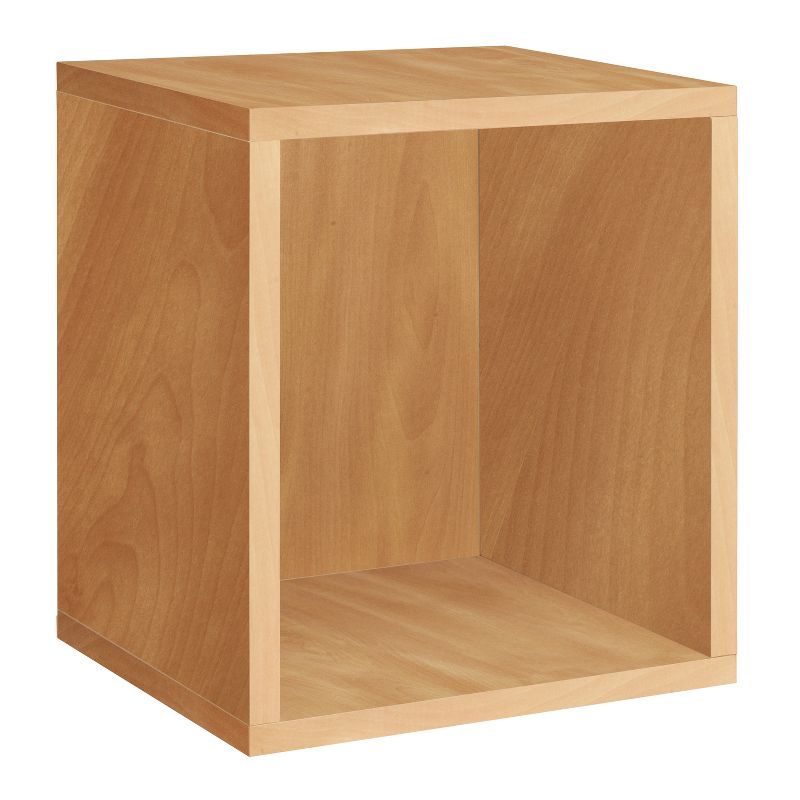 Way Basics Stackable Eco Storage Cube Cubby Organizer Natural Wood Grain
