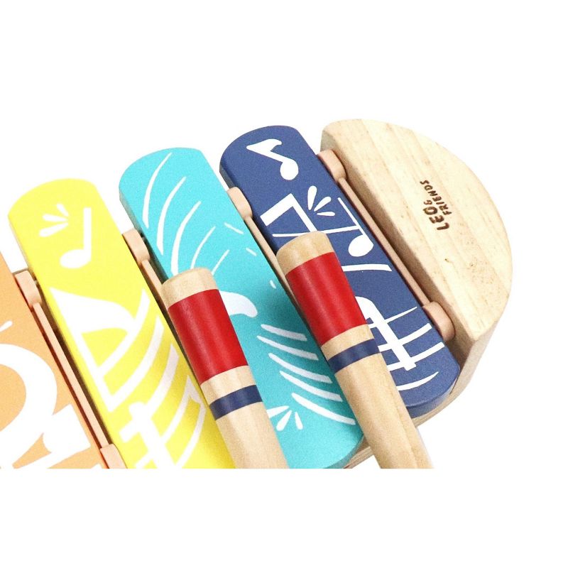 Leo & Friends Wooden Rainbow Xylophone