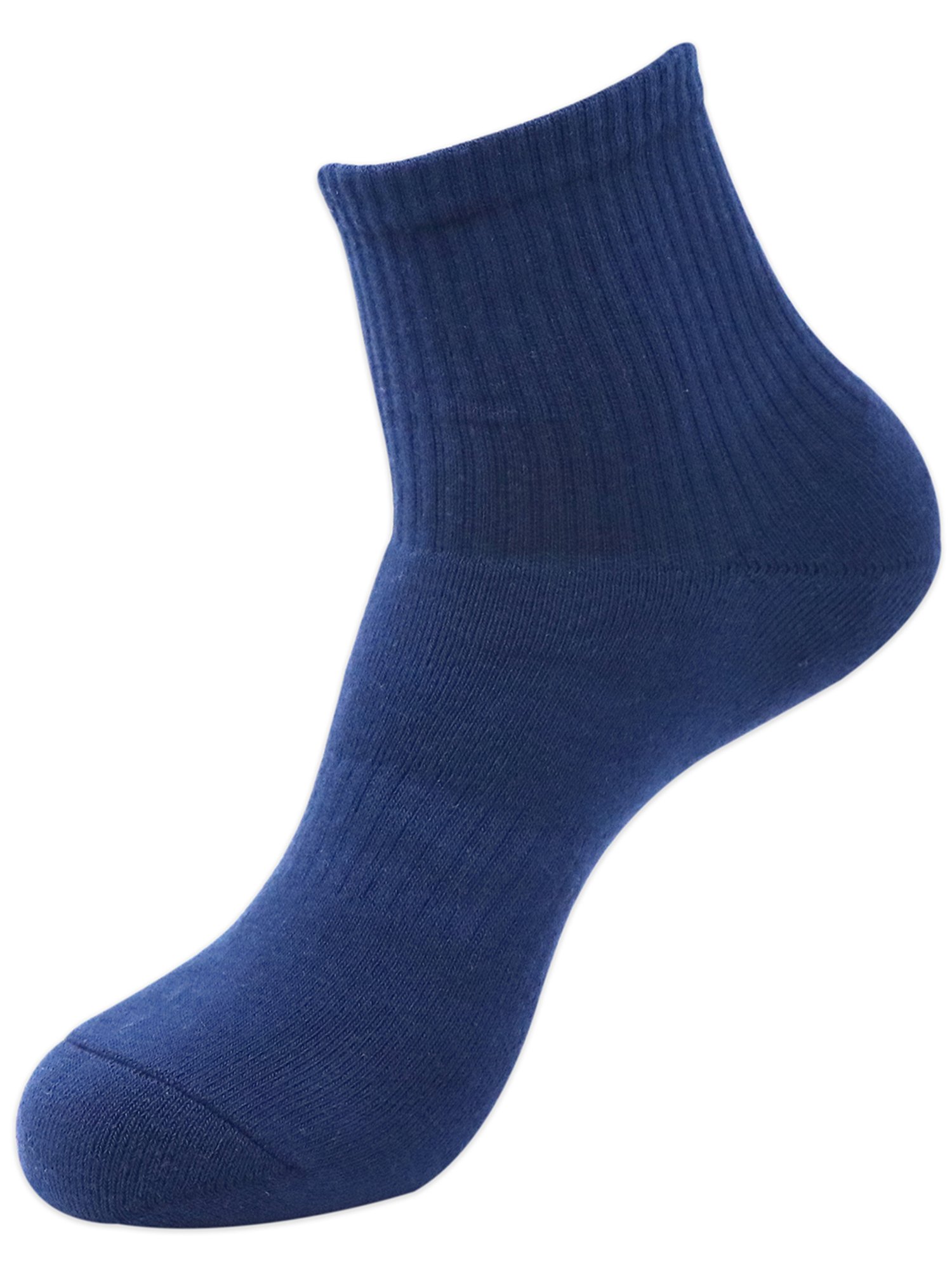 Balenzia Navy Free Size Self Pattern Socks - Pack of 3