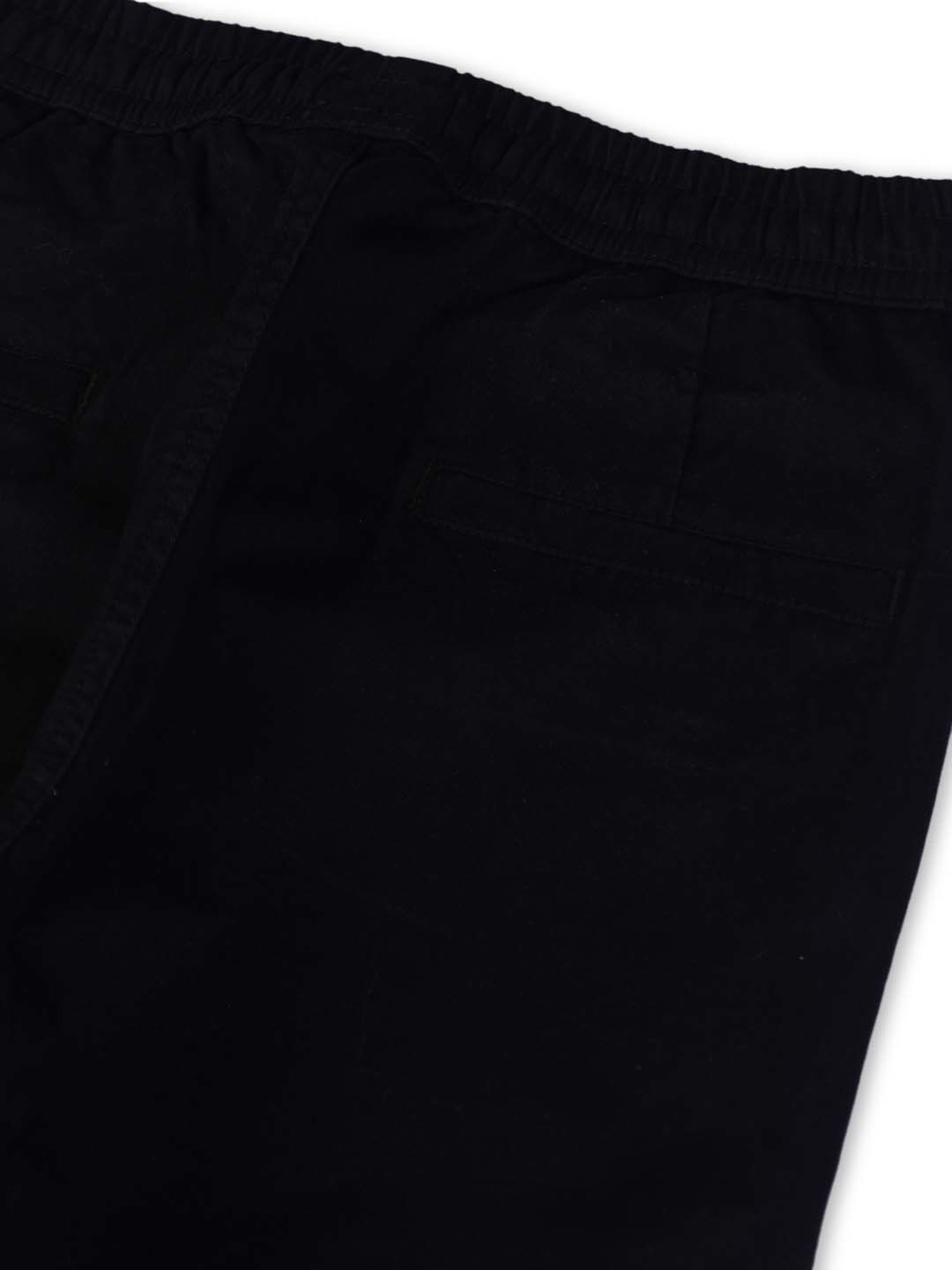 Gini & Jony Boys Black Regular Fit Trousers