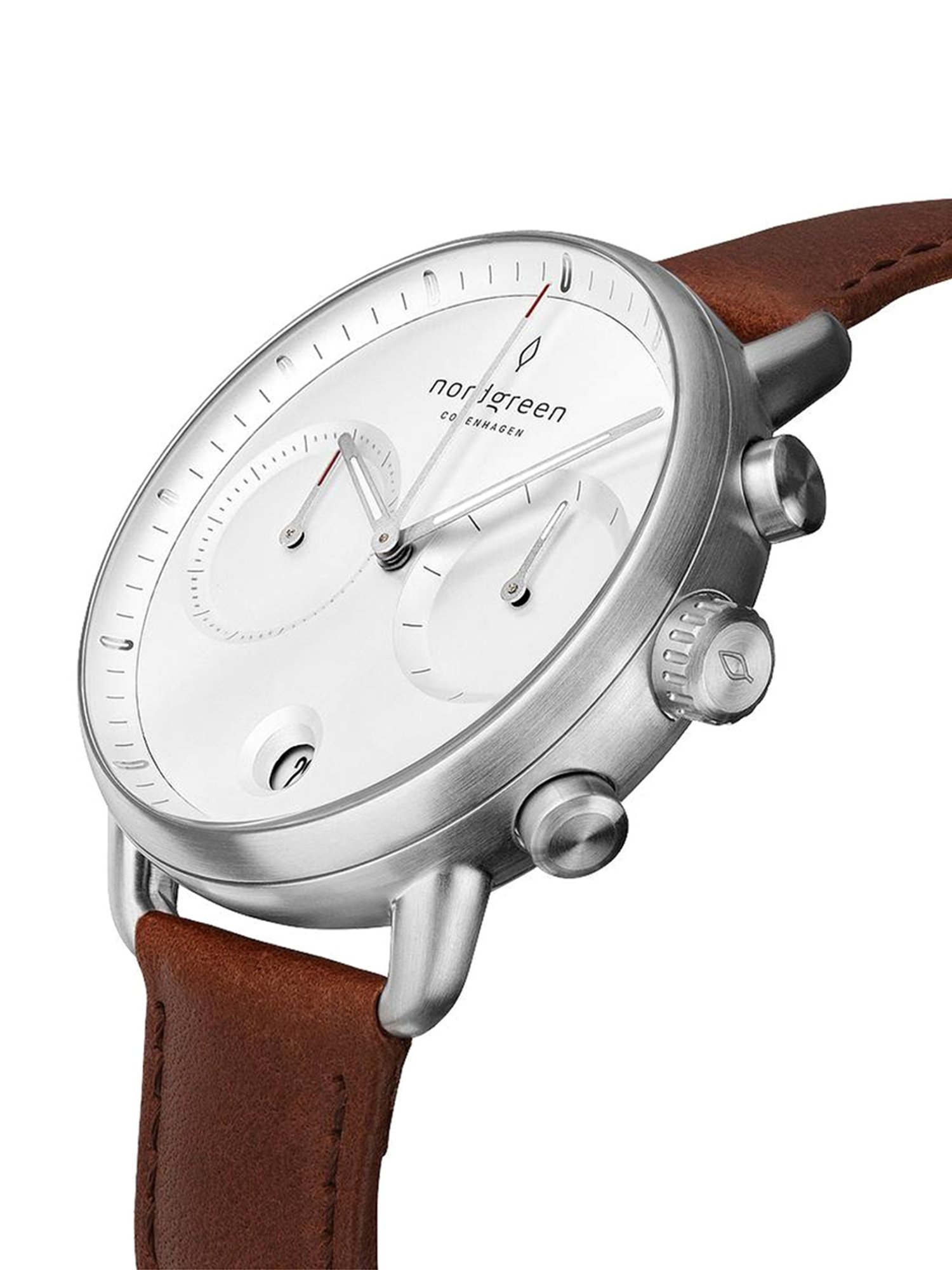 Nordgreen PI42SILEBRXX Pioneer Analog Watch for Men