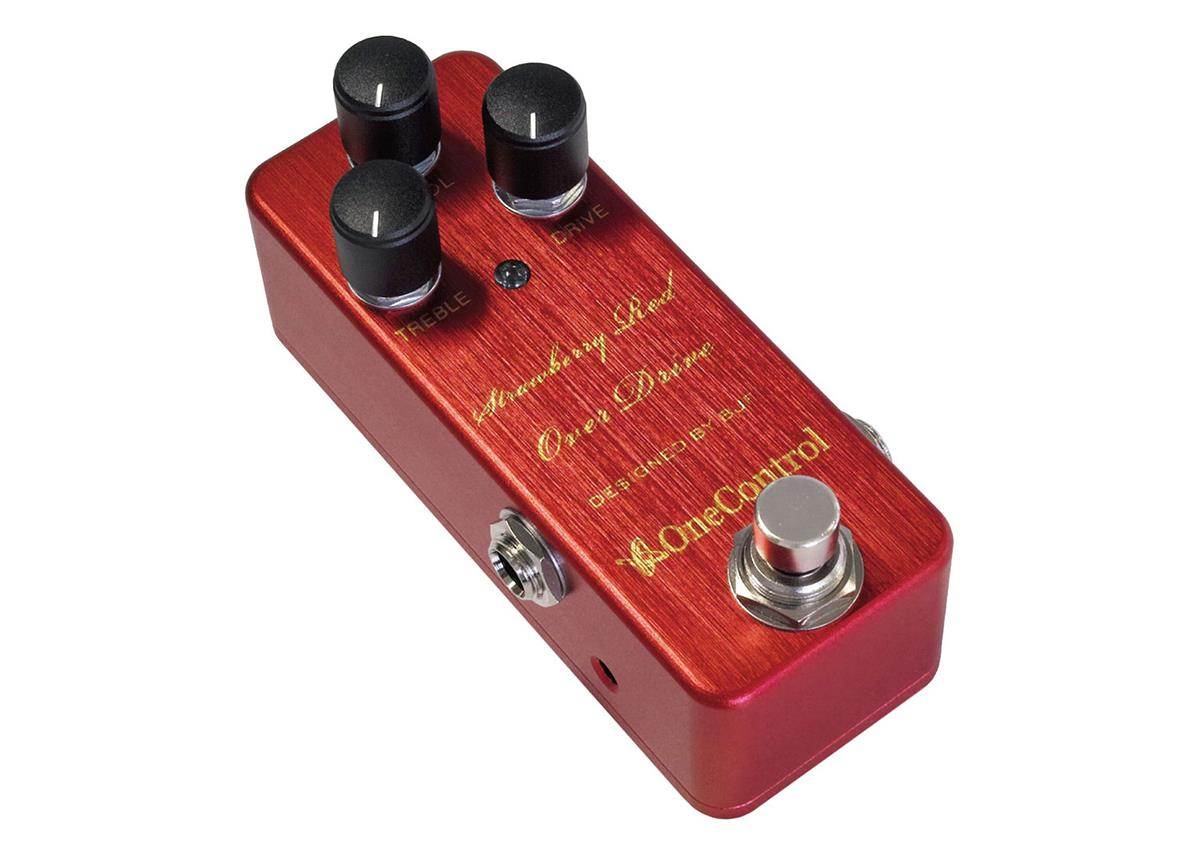One Control Strawberry Red Overdrive Effects Pedal