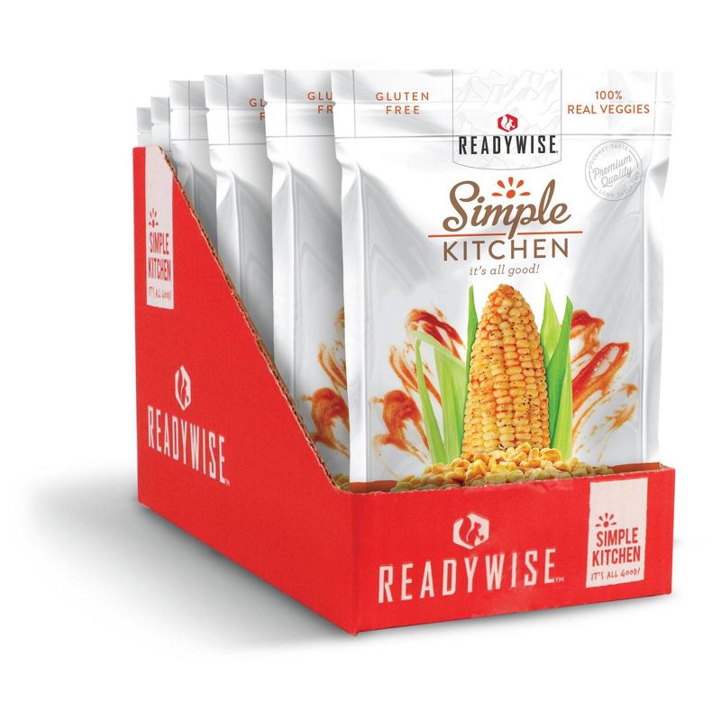 ReadyWise Simple Kitchen Sriracha Corn Freeze-Dried Vegetables - 6ct Case