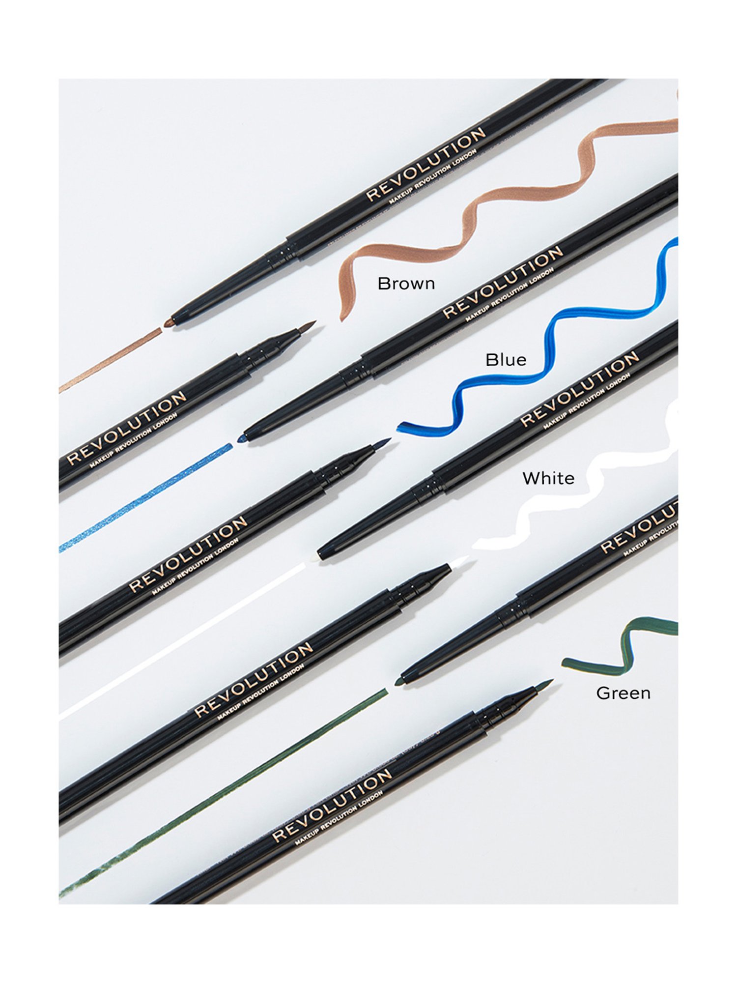 Makeup Revolution Felt & Kohl Eyeliner Brown - 0.33 gm