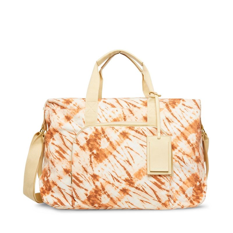 Madden Girl Women's Dakota Weekender Bag - Natural Beige