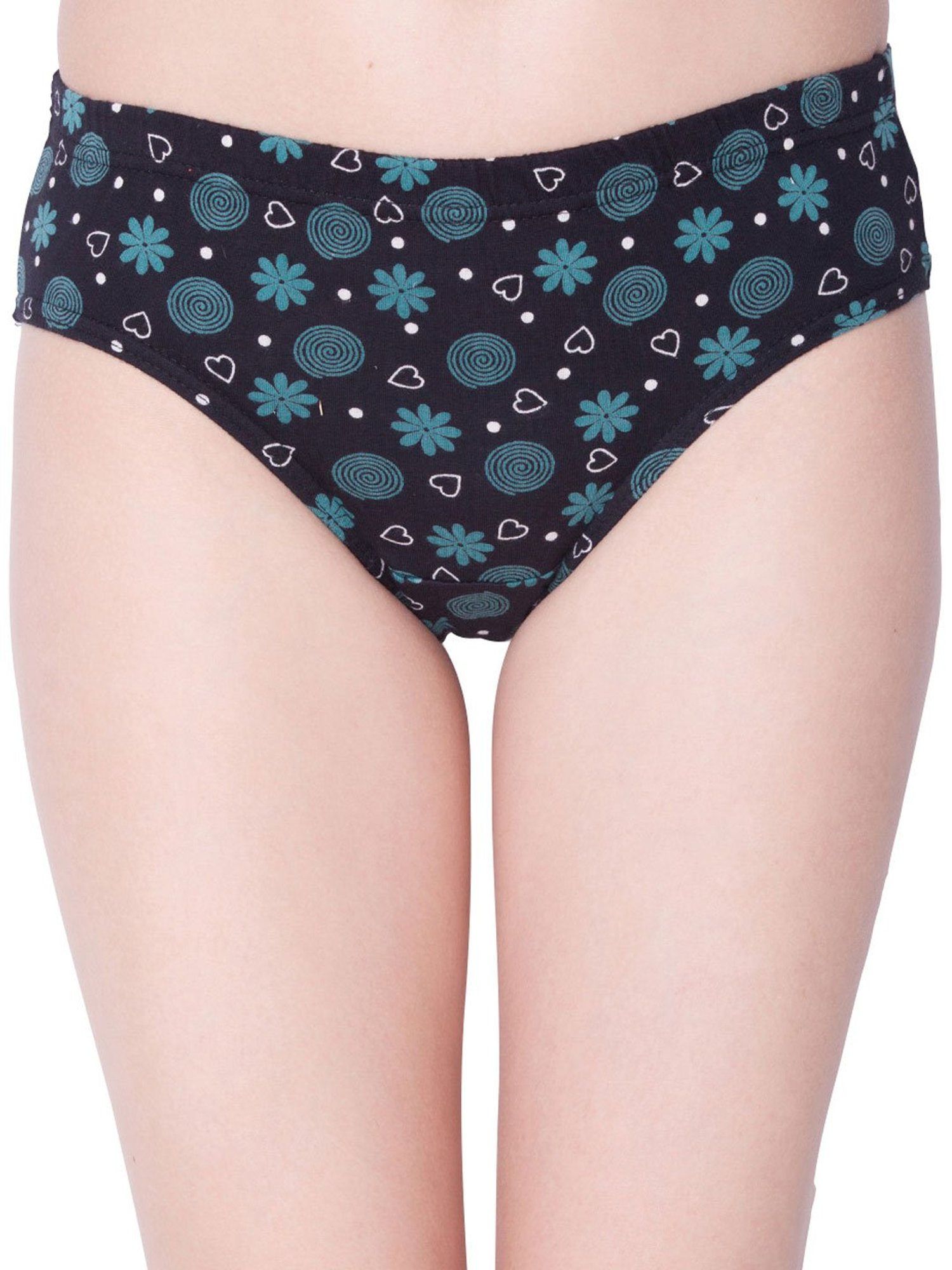 Dollar Missy Multicolor Printed Hipster Panty (Pack  of 4)